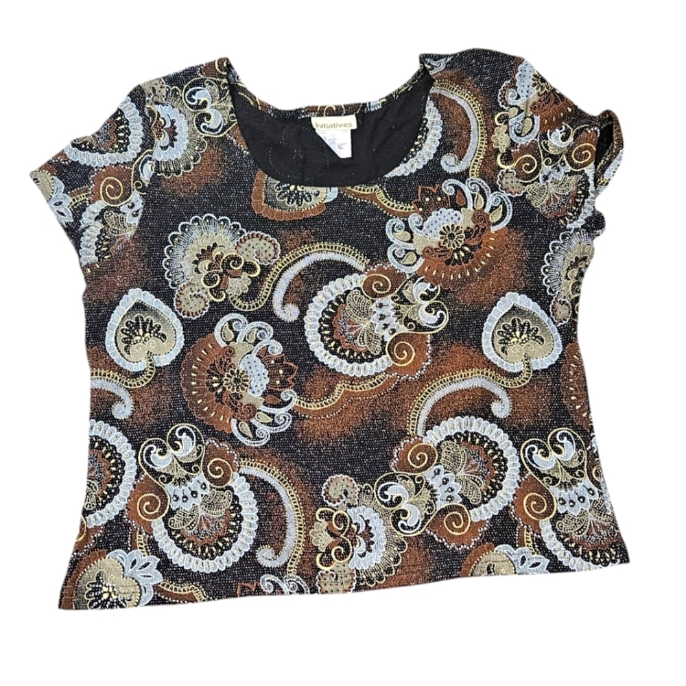 Vintage Initiatives Women's Top - Multicolor NWOT
